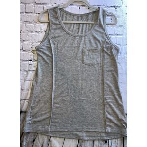 Women's RelaxedSeamed Pocket Tank Top Medium New